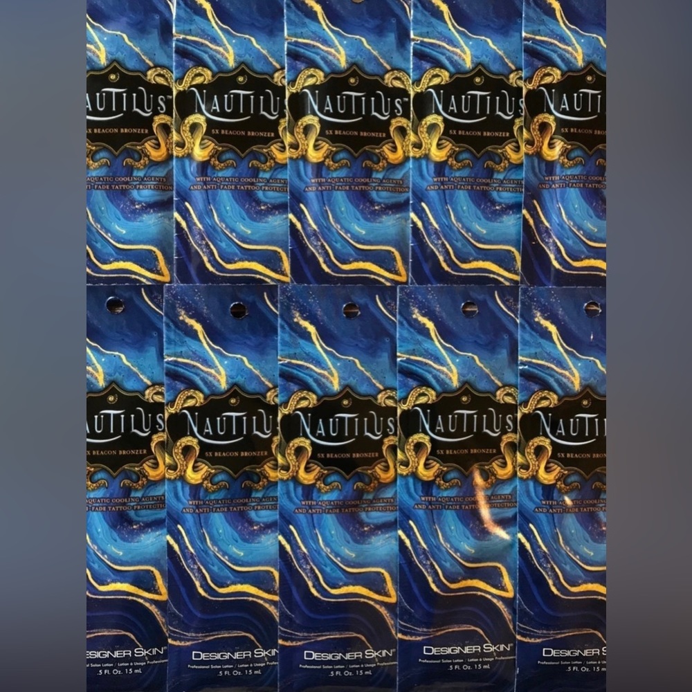 10x Designer Skin Nautilus Tanning Lotion Packets